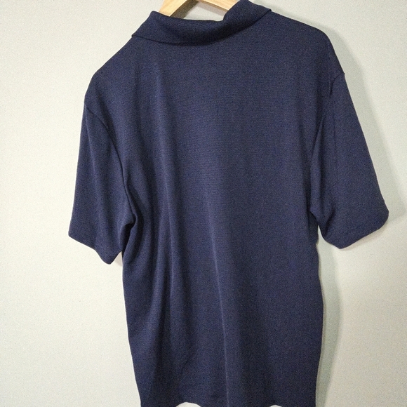 PGA TOUR Golf mens Blue Striped large polo short sleeve top - Picture 2 of 13